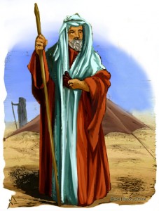 Abraham continued his walk in every sense of the word well past the age of 100. (illustration Bible History online)