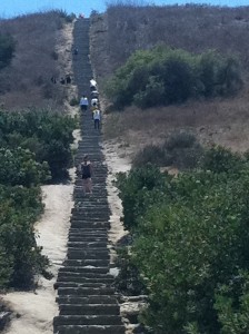 Stairway to Heaven--or at least to the top of Baldwin Hills Overlook State Park.