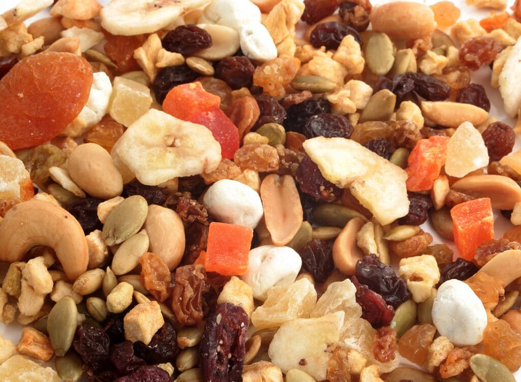 fruity trail mix